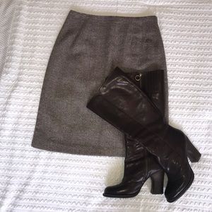 JG Hook Chadwicks wool blend lined Skirt Sz 10